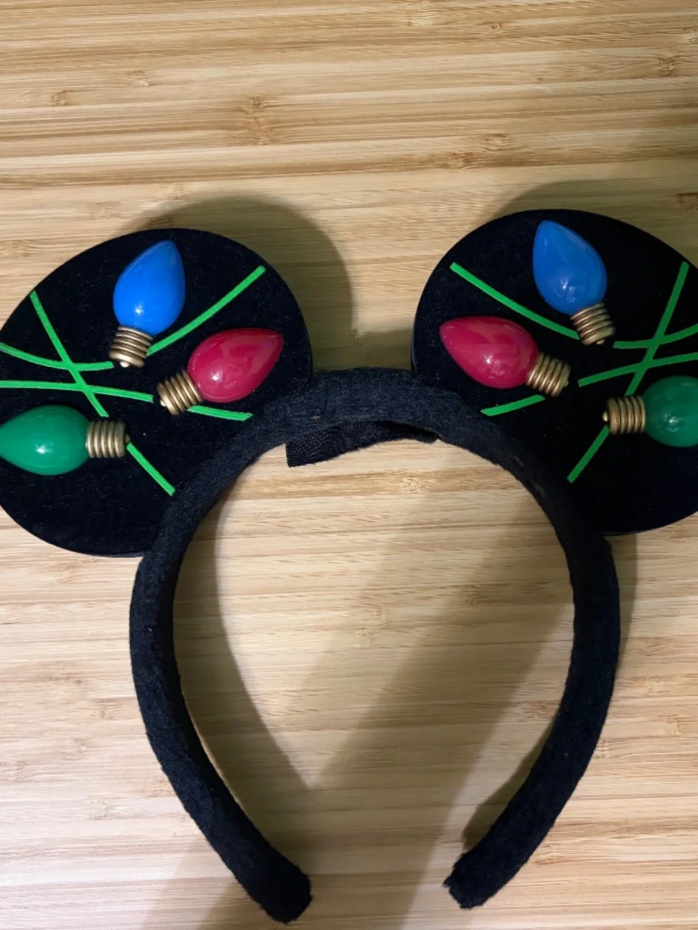 Christmas Lights Minnie Mouse Ears-Headband